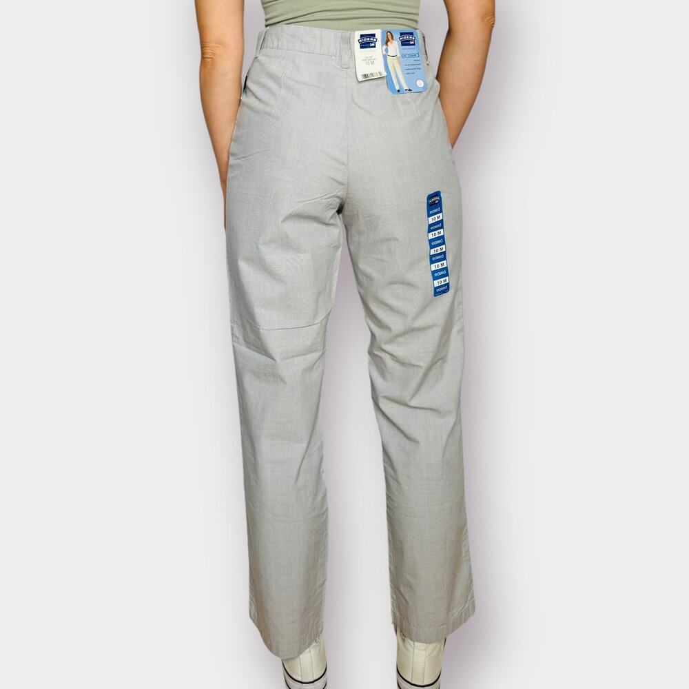 2000s Riders casuals Gray Window Pane‎ Slacks - Picture 6 of 6
